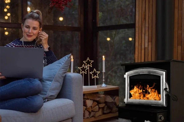 Buck Stove Model 21 Non-Catalytic Wood Stove With Pewter Door