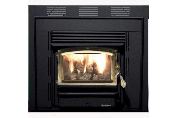 Buck Stove Model ZC21 Zero Clearance Non-Catalytic Wood Stove With Black Door