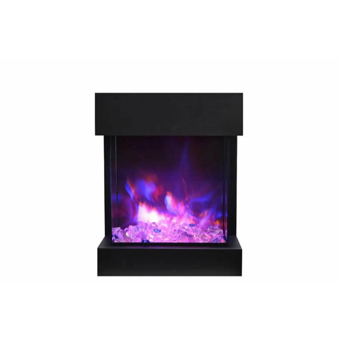 Amantii CUBE 20" Lumina Wall Mounted Built-in Smart Electric Fireplace | CUBE-2025WM-LUMINA