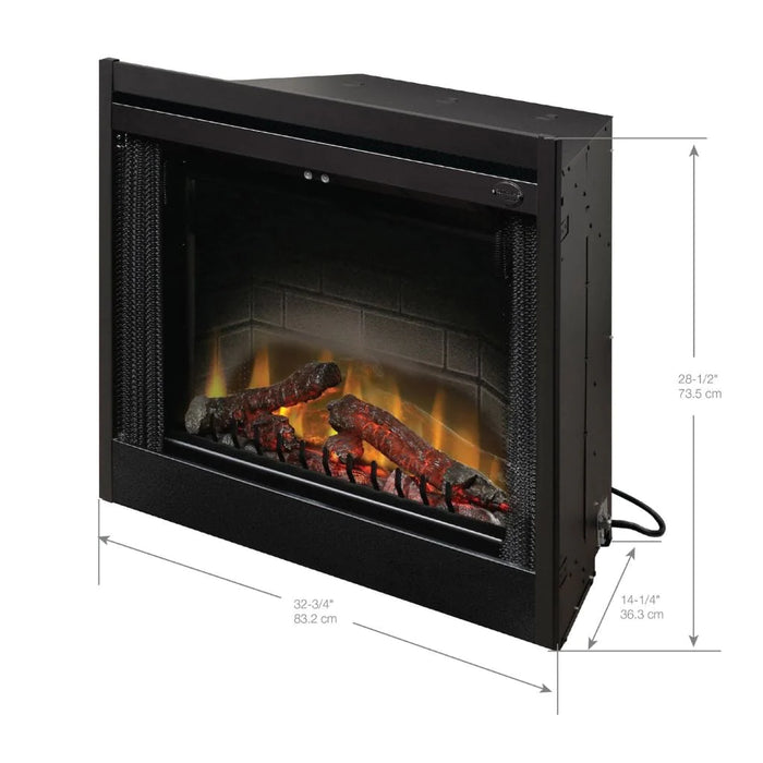 Dimplex BF Series 33" Deluxe Built-In Electric Firebox BF33DXP