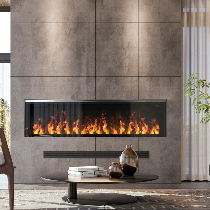 Dimplex Opti-Myst 66" Linear Electric Fireplace OLF66-AM With Acrylic Ice and Driftwood Media