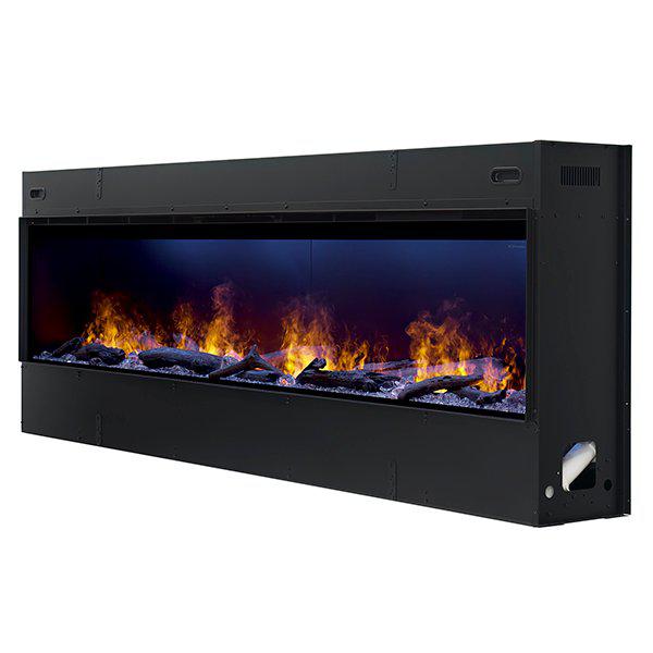 Dimplex Opti-Myst 86" Linear Electric Fireplace OLF86-AM With Acrylic Ice and Driftwood Media