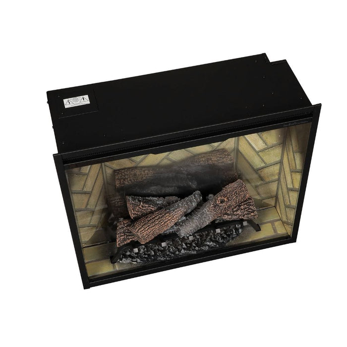 Dimplex Revillusion Weathered Concrete 30" Built-In Electric Firebox With Single Pane Glass &  Plug Kit - 500002389 (RBF30WC-FG)