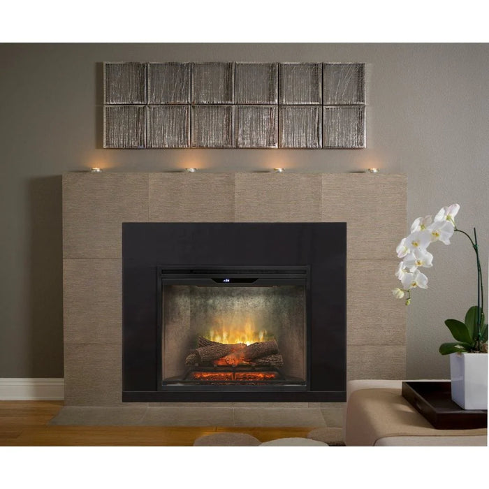 Dimplex Revillusion Herringbone 42" Built-In Electric Firebox W/ Single Pane Glass & Plug Kit - 500002410 (RBF42-FG)