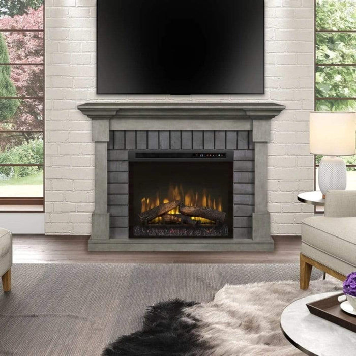 Dimplex Royce 52" Brick Surround Mantel with 28" Multi-Fire XHD Firebox GDS28L8-1924SK