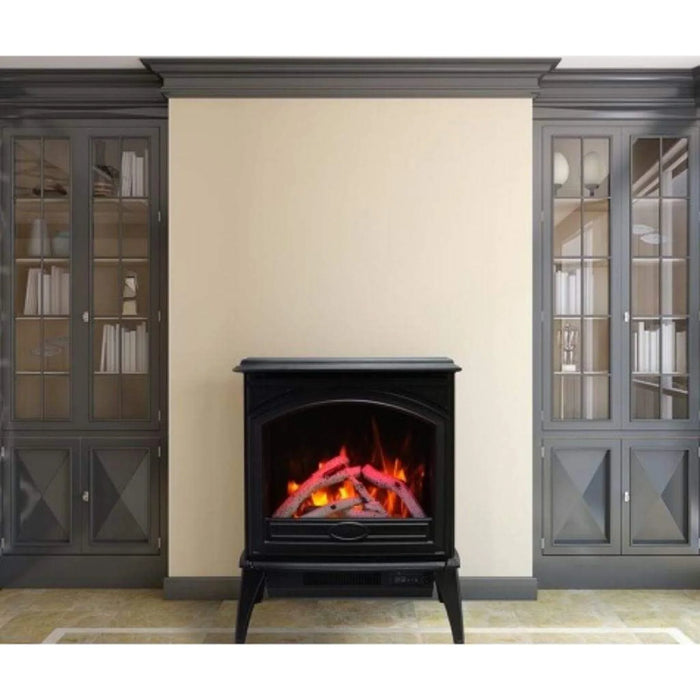 Amantii Sierra Flame Lynwood Series 28" Freestanding Cast Iron Electric Stove | E70-NA