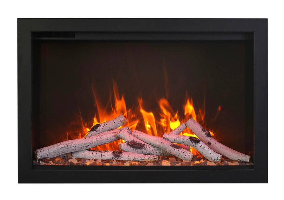 Amantii Traditional 33" Indoor Outdoor Built-In Smart Electric Fireplace Insert | TRD-33