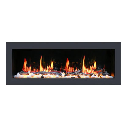 Litedeer Gloria II 68" Seamless Push-in Electric Smart Linear Vent-Free Built-In Electric Fireplace ZEF68XS