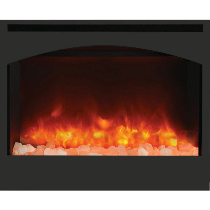 Amantii Zero Clearance 31" Built-In Electric Fireplace With Arched Surround | ZECL-31-3228-STL-ARCH