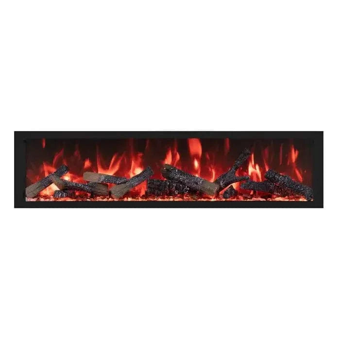 Amantii Symmetry Xtra Tall 100" Indoor Outdoor Built-In Smart Electric Fireplace | SYM-100-XT