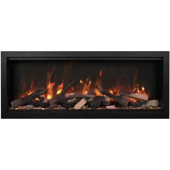 Amantii Symmetry Xtra Tall 100" Indoor Outdoor Built-In Smart Electric Fireplace | SYM-100-XT