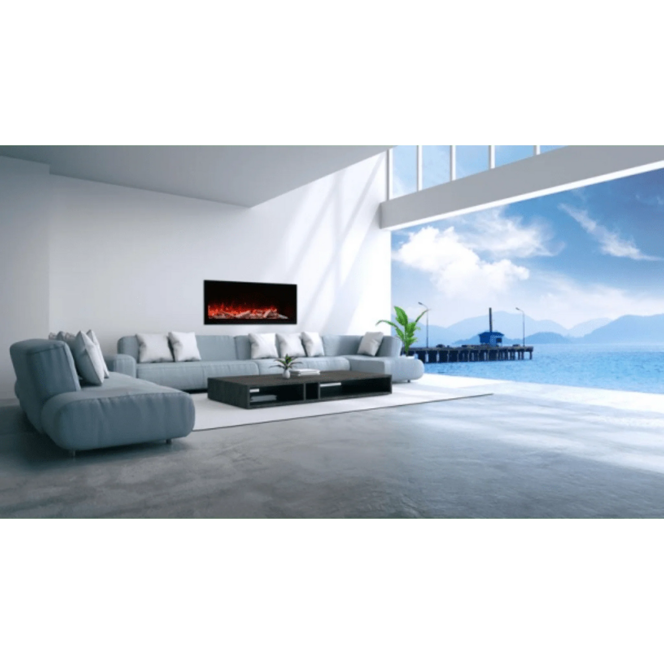 Amantii Symmetry 88" Fireplaces
