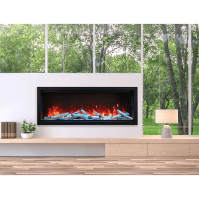 Amantii Symmetry Xtra Tall 42" Indoor Outdoor Built-In Smart Electric Fireplace | SYM-42-XT