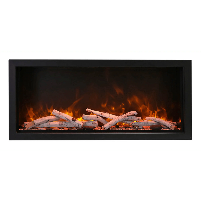 Amantii Symmetry Xtra Tall 42" Indoor Outdoor Built-In Smart Electric Fireplace | SYM-42-XT