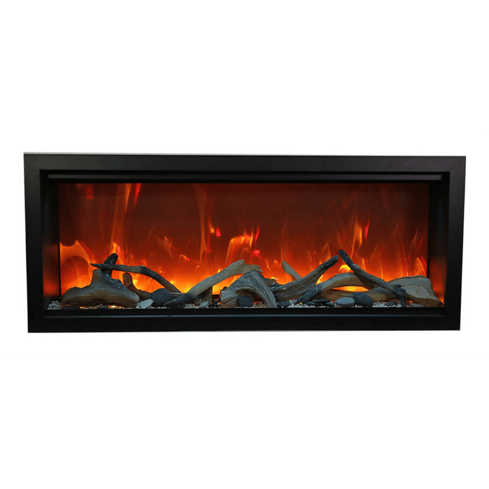 Amantii Symmetry Xtra Tall 34" Indoor Outdoor Built-In Smart Electric Fireplace | SYM-34-XT