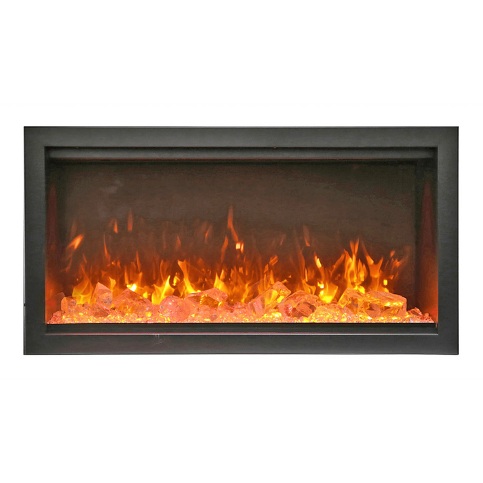 Amantii Symmetry Xtra Tall 42" Indoor Outdoor Built-In Smart Electric Fireplace | SYM-42-XT