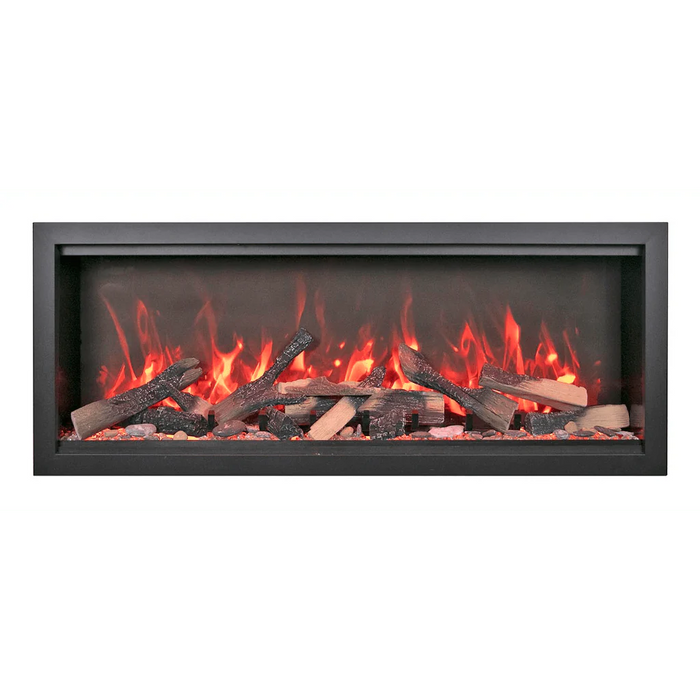 Amantii Symmetry Extra Tall Bespoke 74" Indoor Outdoor Built-In Smart Electric Fireplace | SYM-74-XT-BESPOKE