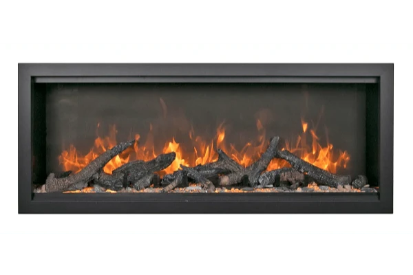 Amantii Symmetry Extra Tall Bespoke 50" Indoor Outdoor Built-In Smart Electric Fireplace | SYM-50-XT-BESPOKE