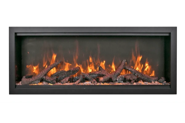 Amantii Symmetry Extra Tall Bespoke 50" Indoor Outdoor Built-In Smart Electric Fireplace | SYM-50-XT-BESPOKE