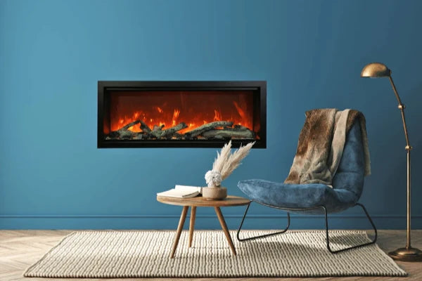 Amantii Symmetry Extra Tall Bespoke 60" Indoor Outdoor Built-In Smart Electric Fireplace | SYM-60-XT-BESPOKE