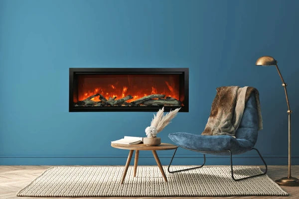 Amantii Symmetry Extra Tall Bespoke 50" Indoor Outdoor Built-In Smart Electric Fireplace | SYM-50-XT-BESPOKE