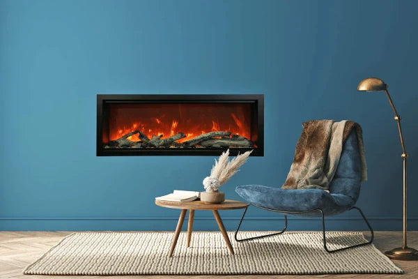 Amantii Symmetry Extra Tall Bespoke 74" Indoor Outdoor Built-In Smart Electric Fireplace | SYM-74-XT-BESPOKE