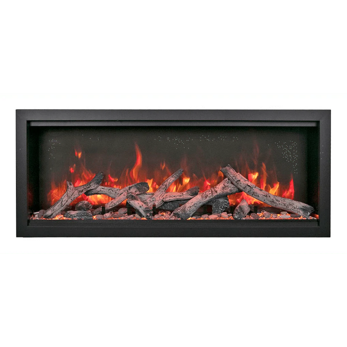 Amantii Symmetry Extra Tall Bespoke 50" Indoor Outdoor Built-In Smart Electric Fireplace | SYM-50-XT-BESPOKE