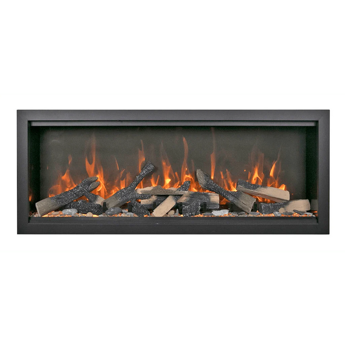 Amantii Symmetry Extra Tall Bespoke 74" Indoor Outdoor Built-In Smart Electric Fireplace | SYM-74-XT-BESPOKE