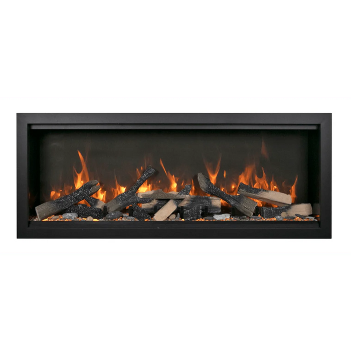 Amantii Symmetry Extra Tall Bespoke 74" Indoor Outdoor Built-In Smart Electric Fireplace | SYM-74-XT-BESPOKE