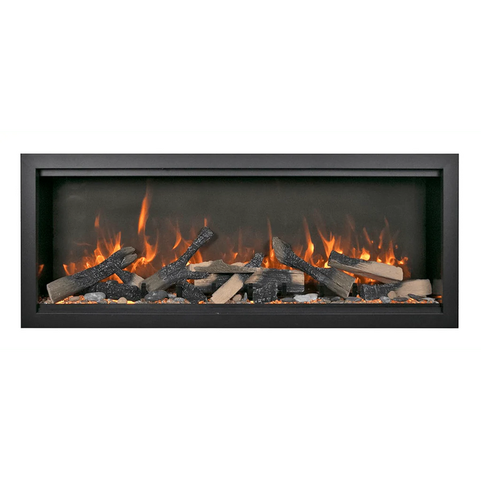 Amantii Symmetry Extra Tall Bespoke 60" Indoor Outdoor Built-In Smart Electric Fireplace | SYM-60-XT-BESPOKE