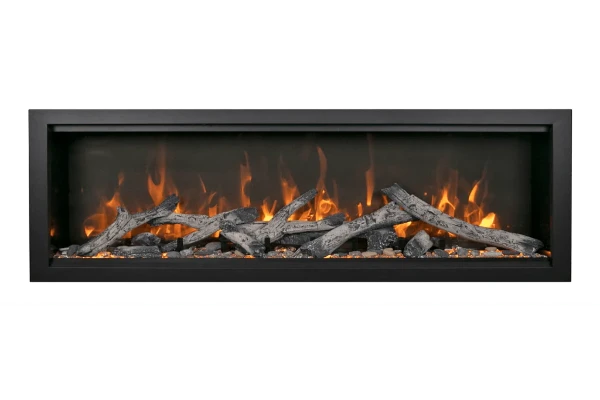 Amantii Symmetry Extra Tall Bespoke 50" Indoor Outdoor Built-In Smart Electric Fireplace | SYM-50-XT-BESPOKE