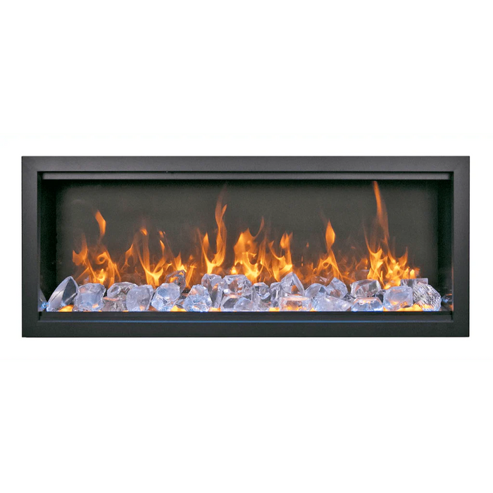 Amantii Symmetry Extra Tall Bespoke 60" Indoor Outdoor Built-In Smart Electric Fireplace | SYM-60-XT-BESPOKE