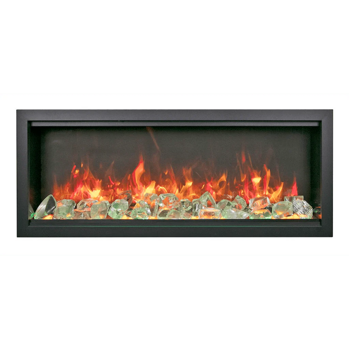 Amantii Symmetry Extra Tall Bespoke 60" Indoor Outdoor Built-In Smart Electric Fireplace | SYM-60-XT-BESPOKE