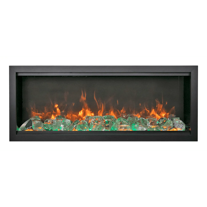 Amantii Symmetry Extra Tall Bespoke 74" Indoor Outdoor Built-In Smart Electric Fireplace | SYM-74-XT-BESPOKE