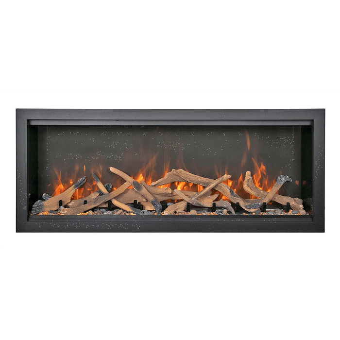 Amantii Symmetry Extra Tall Bespoke 74" Indoor Outdoor Built-In Smart Electric Fireplace | SYM-74-XT-BESPOKE