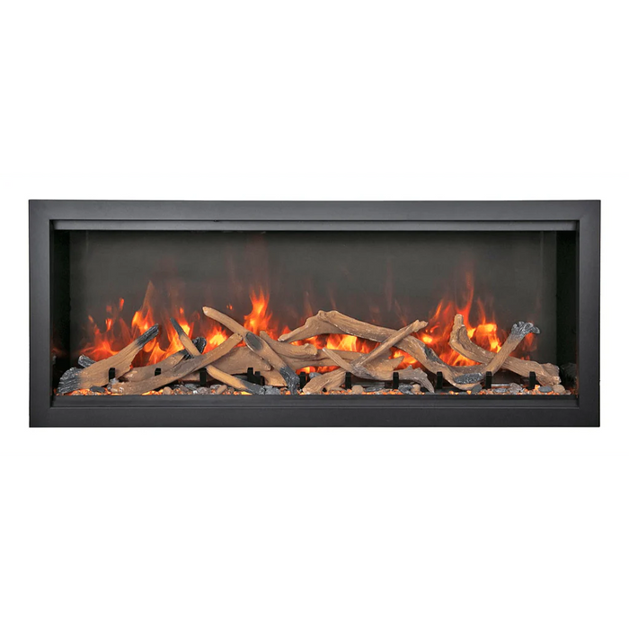 Amantii Symmetry Extra Tall Bespoke 74" Indoor Outdoor Built-In Smart Electric Fireplace | SYM-74-XT-BESPOKE