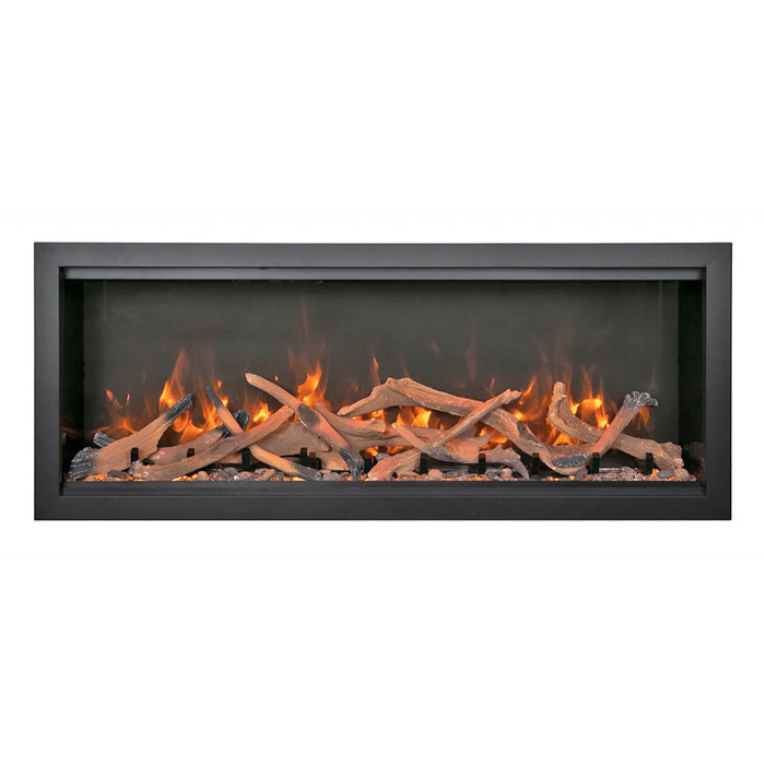 Amantii Symmetry Extra Tall Bespoke 74" Indoor Outdoor Built-In Smart Electric Fireplace | SYM-74-XT-BESPOKE