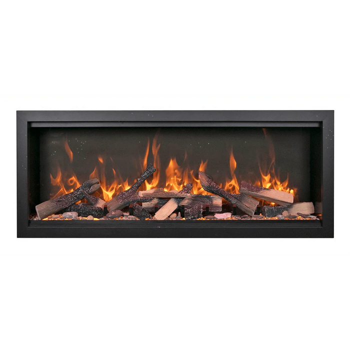 Amantii Symmetry Extra Tall Bespoke 74" Indoor Outdoor Built-In Smart Electric Fireplace | SYM-74-XT-BESPOKE