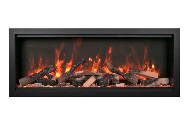 Amantii Symmetry Extra Tall Bespoke 50" Indoor Outdoor Built-In Smart Electric Fireplace | SYM-50-XT-BESPOKE