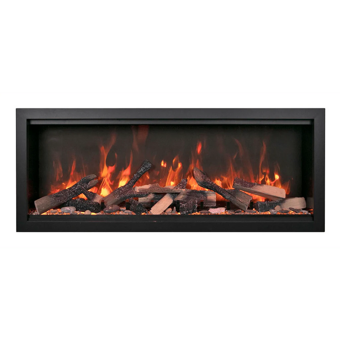 Amantii Symmetry Extra Tall Bespoke 50" Indoor Outdoor Built-In Smart Electric Fireplace | SYM-50-XT-BESPOKE