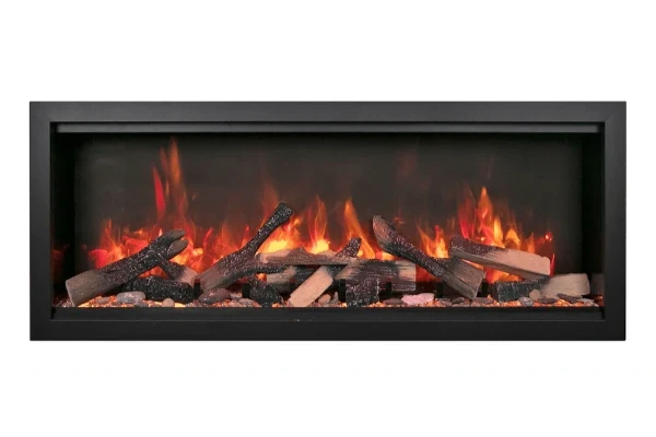 Amantii Symmetry Extra Tall Bespoke 50" Indoor Outdoor Built-In Smart Electric Fireplace | SYM-50-XT-BESPOKE