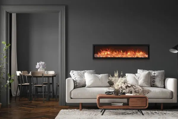 Amantii Symmetry Bespoke 60" Indoor Outdoor Built-In Smart Electric Fireplace | SYM-60-BESPOKE