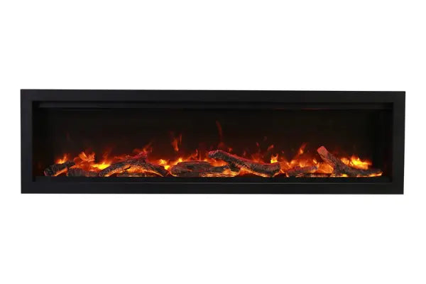 Amantii Symmetry Extra Tall Bespoke 74" Indoor Outdoor Built-In Smart Electric Fireplace | SYM-74-XT-BESPOKE