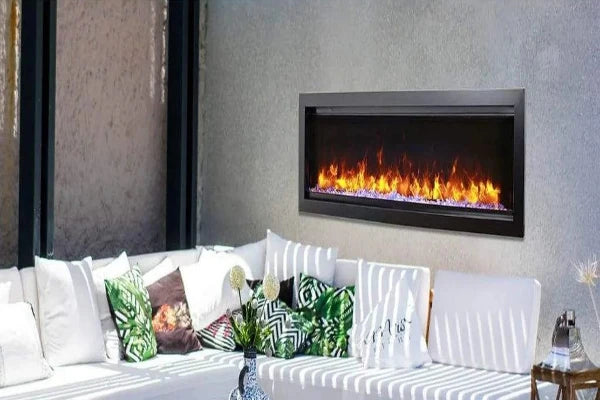 Amantii Symmetry Bespoke 60" Indoor Outdoor Built-In Smart Electric Fireplace | SYM-60-BESPOKE