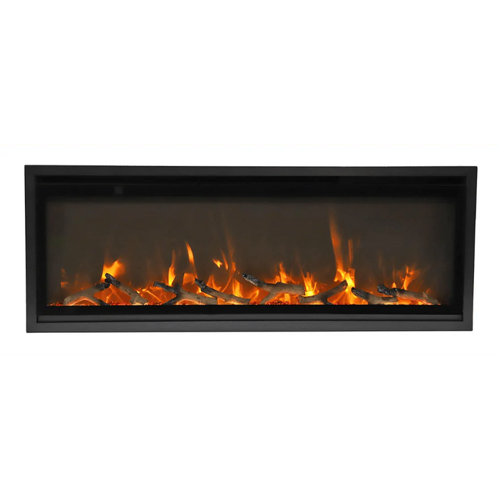 Amantii Symmetry Xtra Slim 50" Indoor Outdoor Built-In Smart Electric Fireplace | SYM-SLIM-50