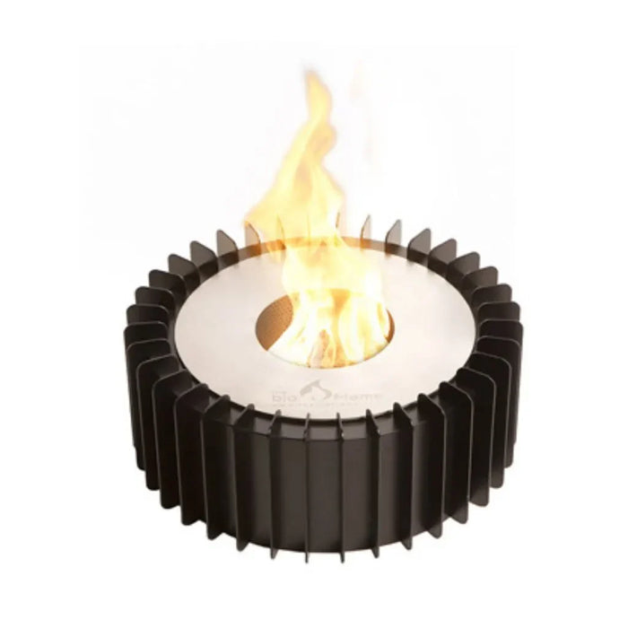 The Bio Flame 13” Round Stainless Steel Ethanol Fireplace Grate Kit | Grate-13Round-Silver