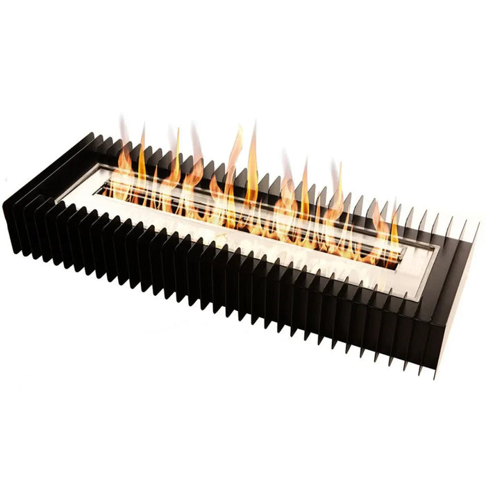 The Bio Flame 38” Ethanol Fireplace Grate Kit | Grate-38-Silver