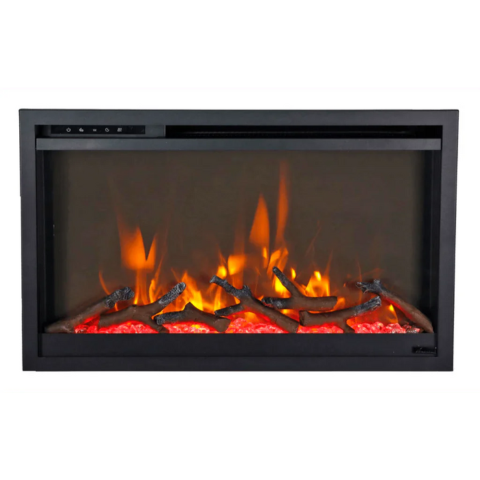 Amantii Traditional Xtraslim 33" Smart Electric Fireplace | TRD-33-XS