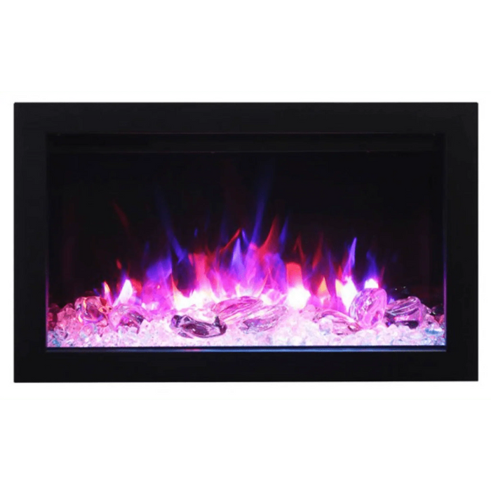 Amantii Traditional 30" Indoor Outdoor Built-In Smart Electric Fireplace Insert | TRD-30