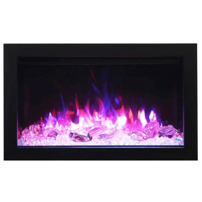 Amantii Traditional 30" Indoor Outdoor Built-In Smart Electric Fireplace Insert | TRD-30